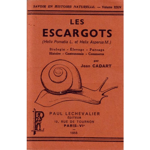 les escargots biologie élevage parcage...